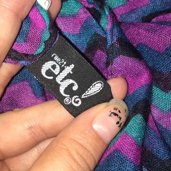 Chevron Infinity Scarf - Picture 4 of 4